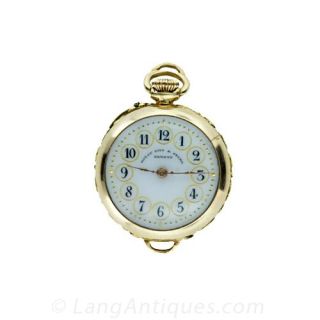 Early 20th Century Enameled Pendant Watch
