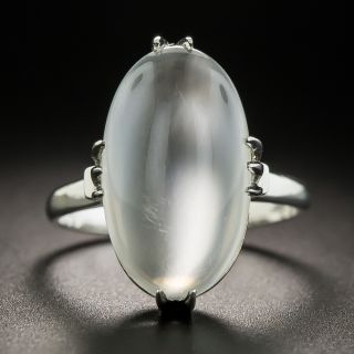 Vintage Platinum Moonstone Ring - 1