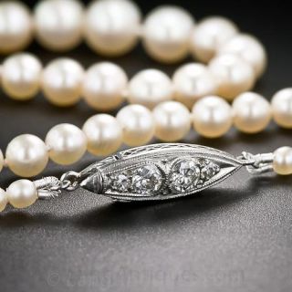 Early 20th Century Natural Pearl Necklace