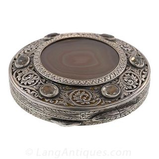 Early 20th Century Silver Compact