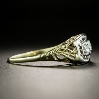 Early 20th Century Three-Stone Diamond Ring