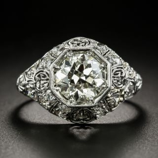 Early Art Deco 1.83 Carat Diamond Engagement Ring - GIA N SI2 - 1
