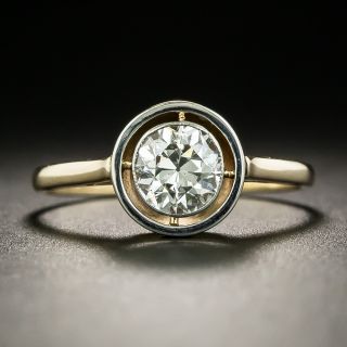 Early Art Deco .85 Carat Diamond Engagement Ring - 2