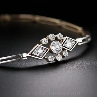 Early-Art Deco Diamond Bracelet