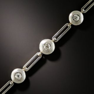 Early Art Deco Diamond Bracelet - 1
