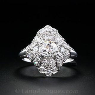 Early Art Deco Diamond Dinner Ring