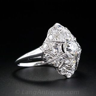 Early Art Deco Diamond Dinner Ring