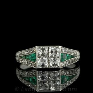 Art Deco Diamond Emerald Ring
Art Deco Jewelry 