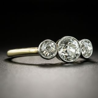 Early Edwardian Stone Three-Stone Diamond Ring