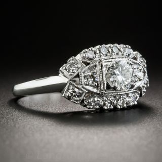 Early Mid-Century Vintage .33 Carat Diamond Engagement Ring