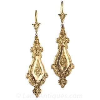 Early Victorian Drop Earrings