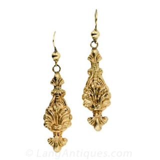 Victorian Gold Earrings 