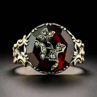 Early-Victorian Garnet and Diamond Ring - 2