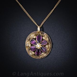 Early Victorian Garnet Necklace
