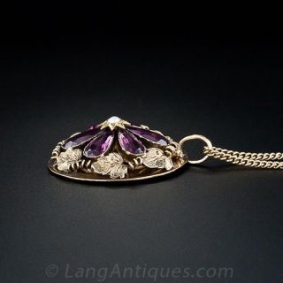 Early Victorian Garnet Necklace