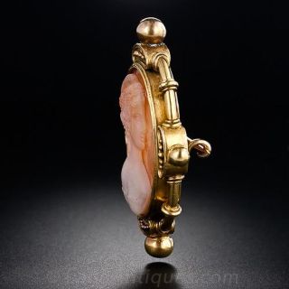 Early Victorian Hardstone Cameo Brooch
