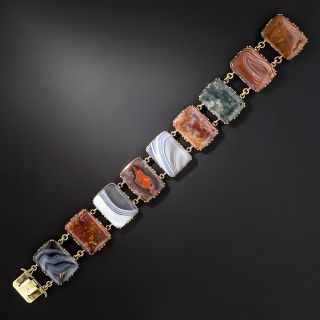 Early-Victorian Multi-Agate Bracelet - 2