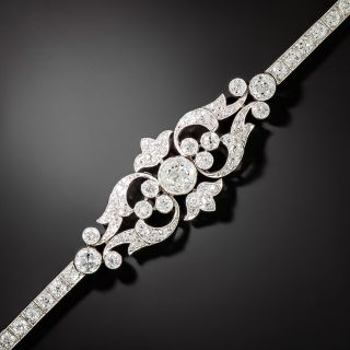 Edwardian 1.05 Carat Center Diamond Bracelet - 5
