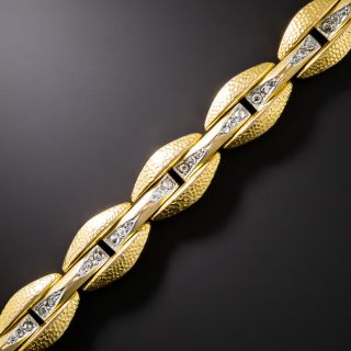 Edwardian 18K Rose-Cut Diamond Bracelet - 3