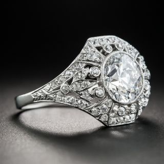 Edwardian 2.02 Carat Diamond Ring - GIA D Internally Flawless