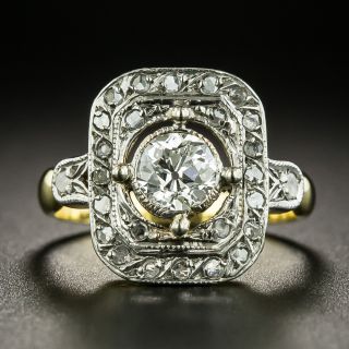 Edwardian .58 Carat Diamond Ring  - 3