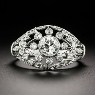 Edwardian .68 Carat Diamond Dome Ring - 6