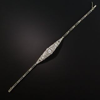 Edwardian/Art Deco Platinum/18K Bracelet