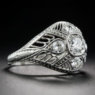 Edwardian/Art Deco Platinum and Diamond Ring