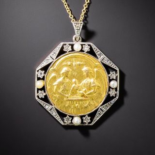 Edwardian  Baptismal Charm - 1