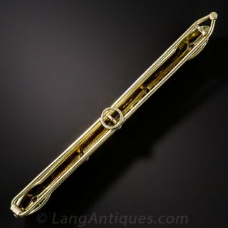 Edwardian Diamond and Seed Pearl Barrette