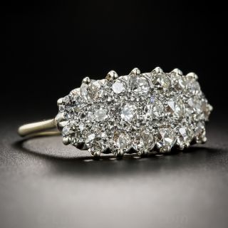 Edwardian Diamond Cluster Band Ring