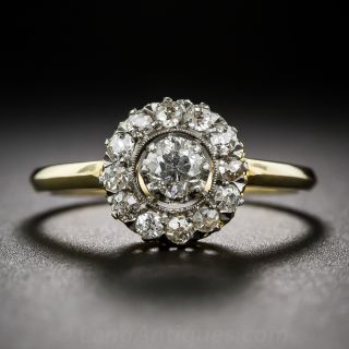 Edwardian Diamond Cluster Ring - 1