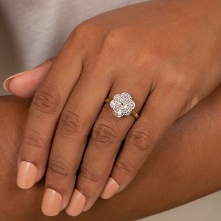 Edwardian Diamond Cluster Ring