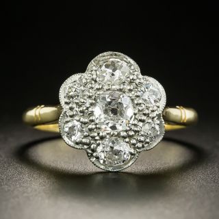 Edwardian Diamond Cluster Ring - 2