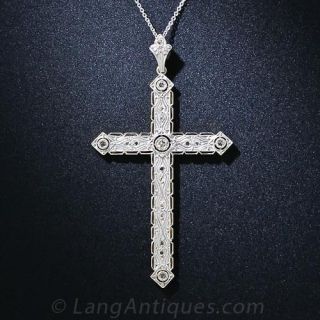 Edwardian Diamond Cross
