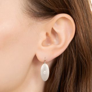 Edwardian Diamond Dangle Earrings
