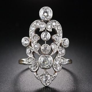 Edwardian Diamond Dinner Ring