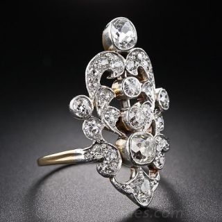 Edwardian Diamond Dinner Ring