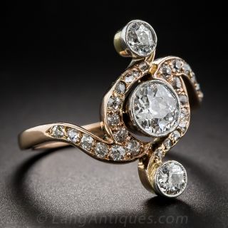Edwardian Diamond Dinner Ring