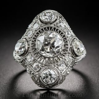 Edwardian Diamond Dinner Ring