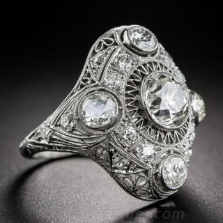 Edwardian Diamond Dinner Ring