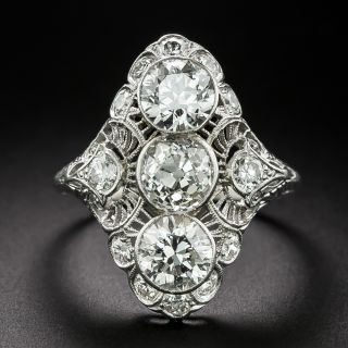 Edwardian Diamond Dinner Ring - 3