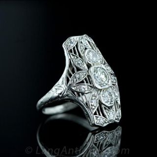 Edwardian Diamond Dinner Ring