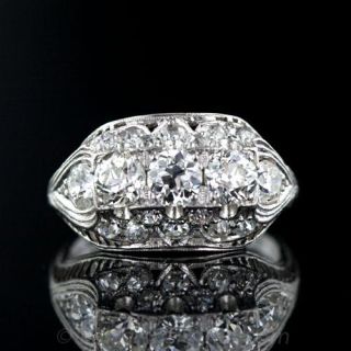 Edwardian Diamond Dinner Ring