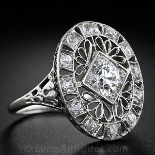 Edwardian Diamond Dinner Ring