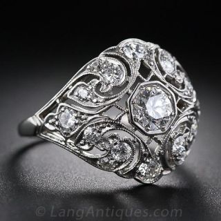 Edwardian Diamond Dome Ring