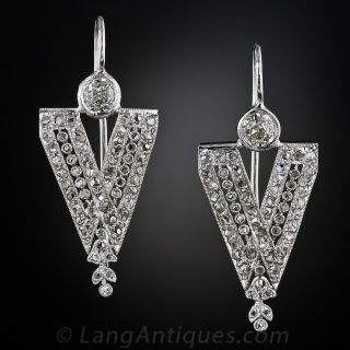 Edwardian Diamond Earrings