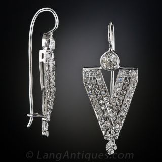 Edwardian Diamond Earrings