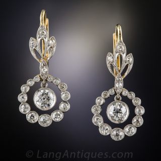 Edwardian Diamond Earrings