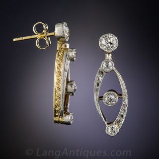 Edwardian Diamond Earrings